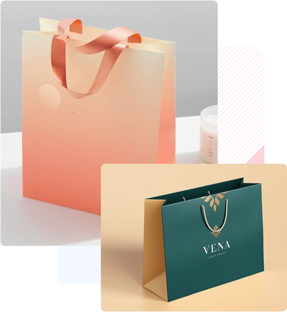 Custom Paper Bags Custom Printed Paper Bags Branded Paper Bags Emenac Packaging UK